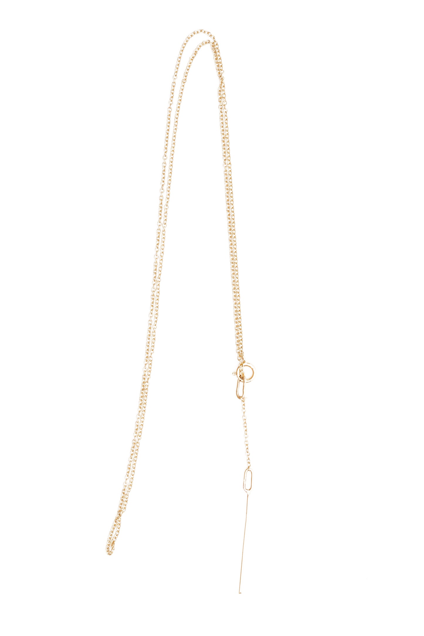"Need(le) Me" Gold Necklace